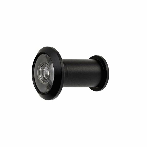 Pamex UL 180 Degree Door Viewer for 1-3/8in to 2-1/4in Matte Black Finish DD01180ULBL